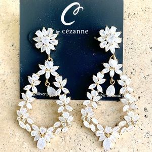 NWT Cézanne Crystal Earrings